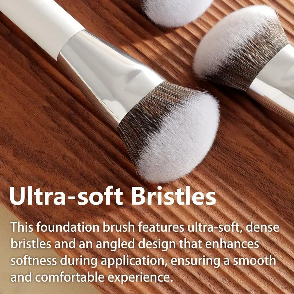 201 Professional Angled Foundation Brush with Dense Bristles for Blending